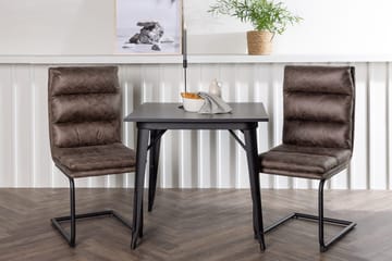 Rektangulär matgrupp Venture Home Brun Svart 2st - Møbler - Bord - Spisegrupper