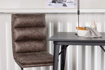 Rektangulär matgrupp Venture Home Brun Svart 2st - Møbler - Bord - Spisegrupper