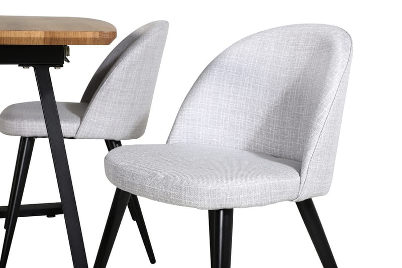 Rektangulär matgrupp Venture Home Grå Valnöt 4st - Møbler - Bord - Spisegrupper