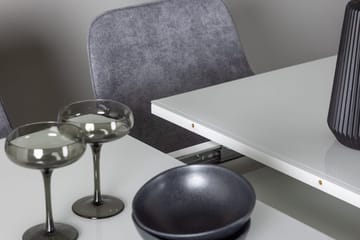 Rektangulär matgrupp Venture Home Grå Vit 4st - Møbler - Bord - Spisegrupper