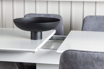 Rektangulär matgrupp Venture Home Grå Vit 4st - Møbler - Bord - Spisegrupper
