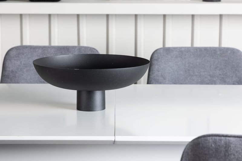 Rektangulär matgrupp Venture Home Grå Vit 4st - Møbler - Bord - Spisegrupper