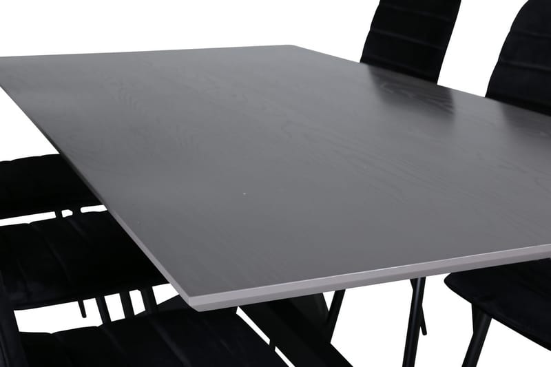 Rektangulär matgrupp Venture Home Grå - Møbler - Bord - Spisegrupper