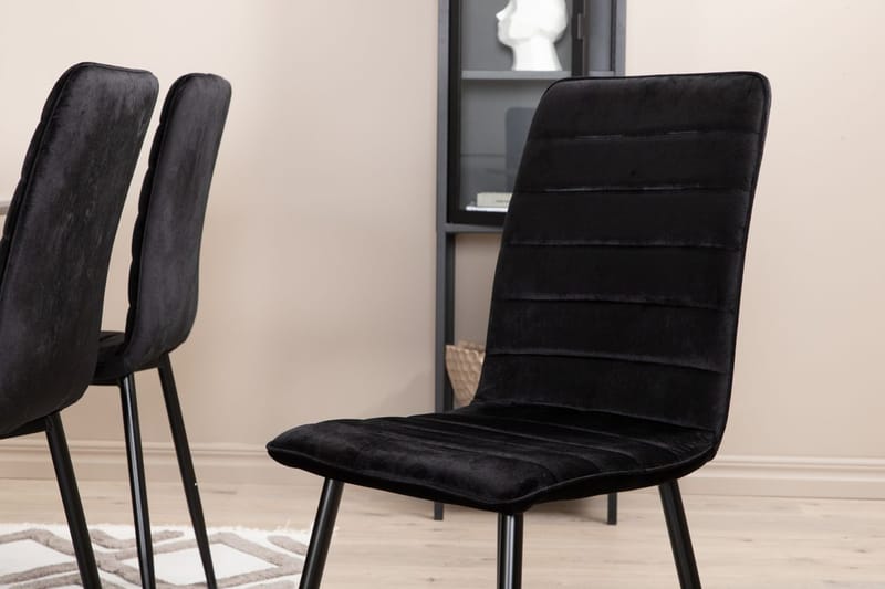 Rektangulär matgrupp Venture Home Grå - Møbler - Bord - Spisegrupper