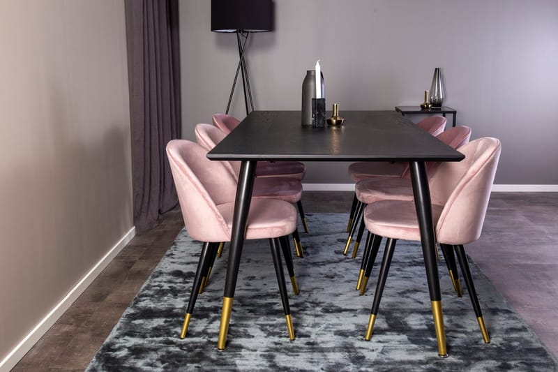Rektangulär matgrupp Venture Home Guld