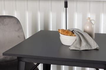 Rektangulär matgrupp Venture Home Ljusgrå Svart 2st - Møbler - Bord - Spisegrupper