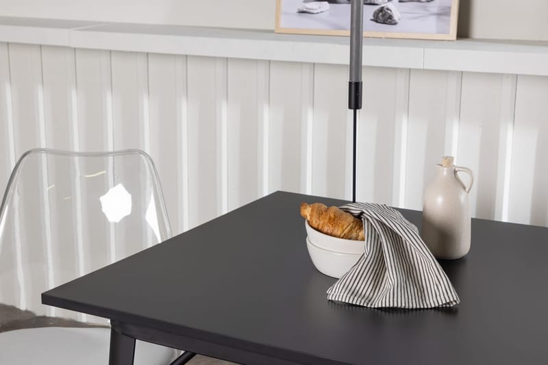 Rektangulär matgrupp Venture Home Natur Svart 2st - Møbler - Bord - Spisegrupper