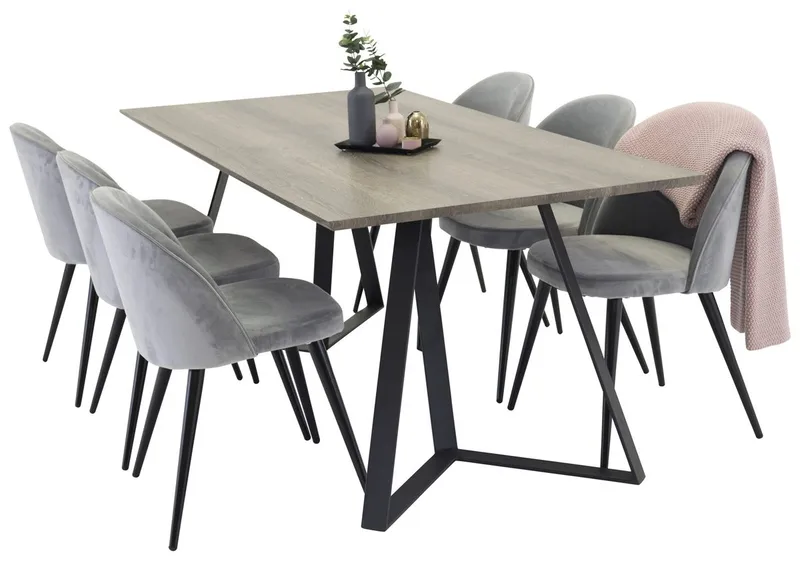 Rektangulär matgrupp Venture Home Natur