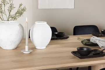 Rektangulär matgrupp Venture Home Svart Ljust trä 6st - Møbler - Bord - Spisegrupper