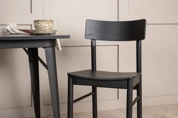 Rektangulär matgrupp Venture Home Svart Svart 2st - Møbler - Bord - Spisegrupper