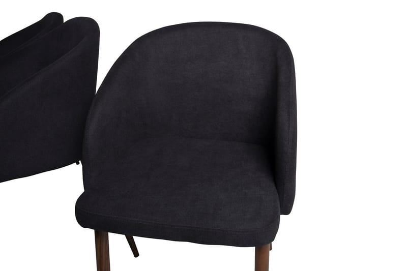 Rektangulär matgrupp Venture Home Svart Svart 6st - Møbler - Bord - Spisegrupper