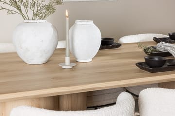 Rektangulär matgrupp Venture Home Vit Beige 6st - Møbler - Bord - Spisegrupper
