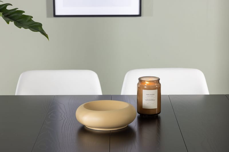Rektangulär matgrupp Venture Home Vit Svart 6st - Møbler - Bord - Spisegrupper