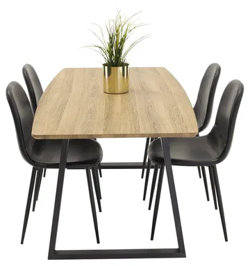 Rektangulär matgrupp Venture Home - Møbler - Bord - Spisegrupper