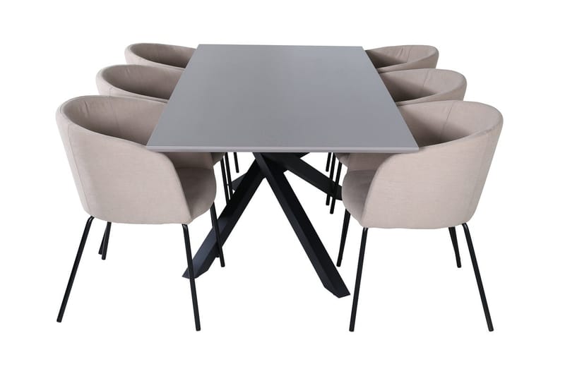 Rektangulär matgrupp Venture Home - Møbler - Bord - Spisegrupper