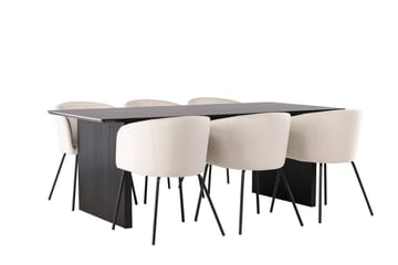 Rektangulär matgrupp Venture Home - Møbler - Bord - Spisegrupper