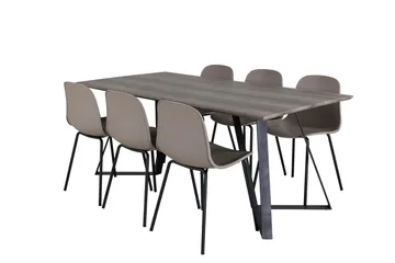 Rektangulär matgrupp Venture Home - Møbler - Bord - Spisegrupper