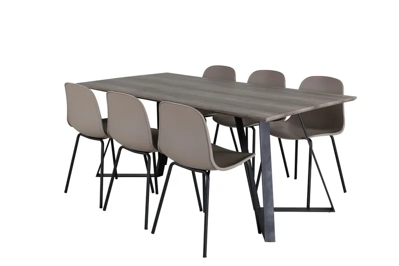 Rektangulär matgrupp Venture Home - Møbler - Bord - Spisegrupper