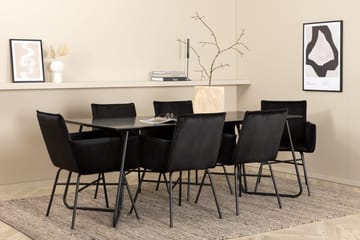 Rektangulär matgrupp Venture Home - Møbler - Bord - Spisegrupper