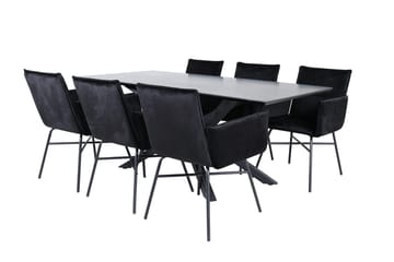 Rektangulär matgrupp Venture Home - Møbler - Bord - Spisegrupper