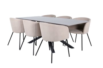 Rektangulär matgrupp Venture Home - Møbler - Bord - Spisegrupper