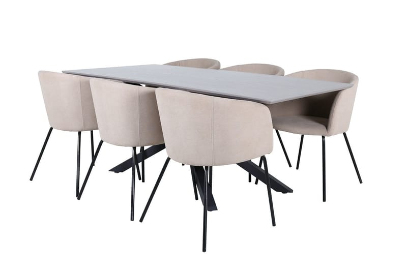 Rektangulär matgrupp Venture Home - Møbler - Bord - Spisegrupper