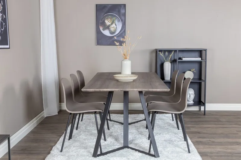 Rektangulär matgrupp Venture Home - Møbler - Bord - Spisegrupper
