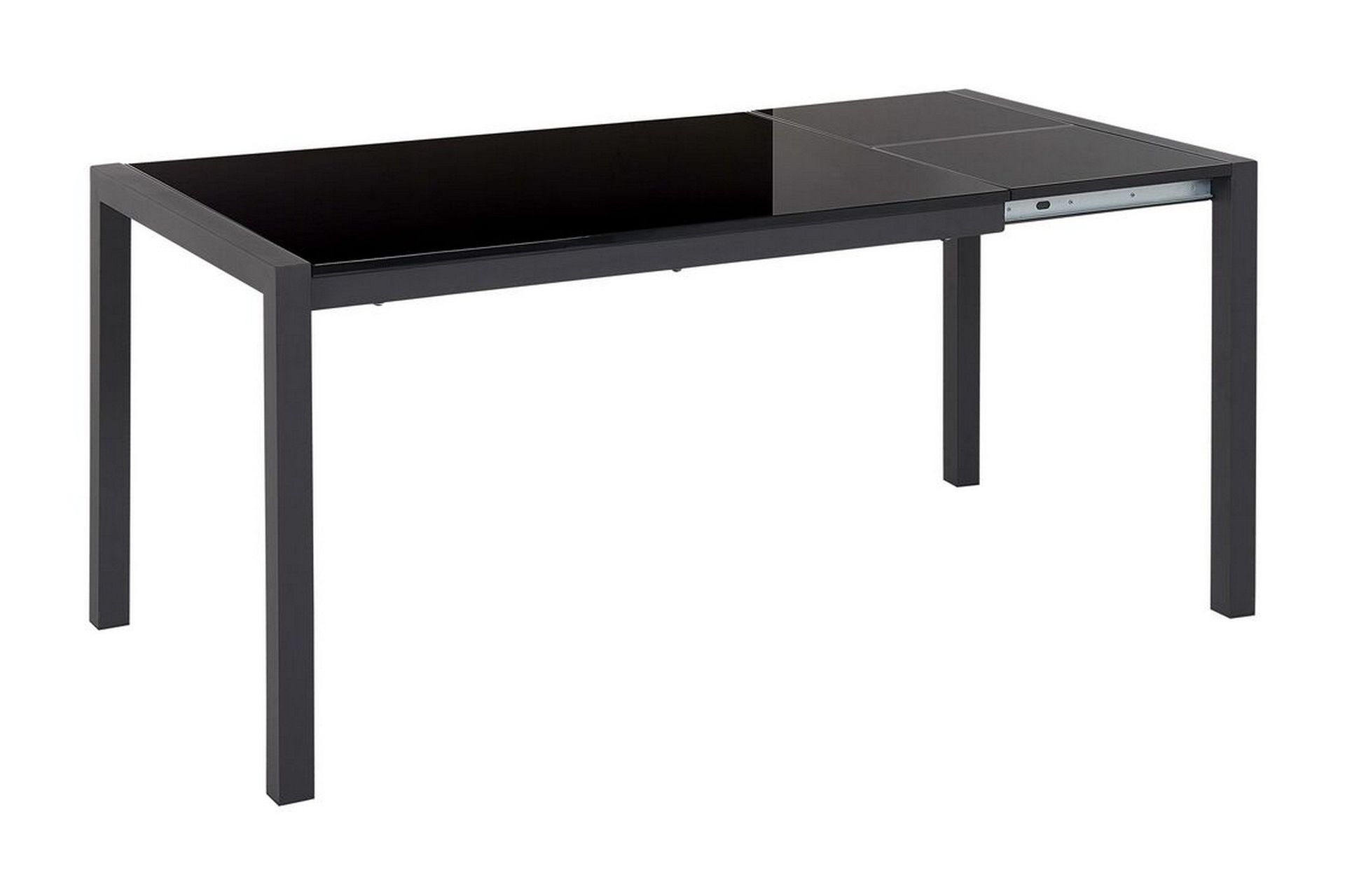 Renton Spisebord Uttrekkbart 120-160x80 cm - Svart