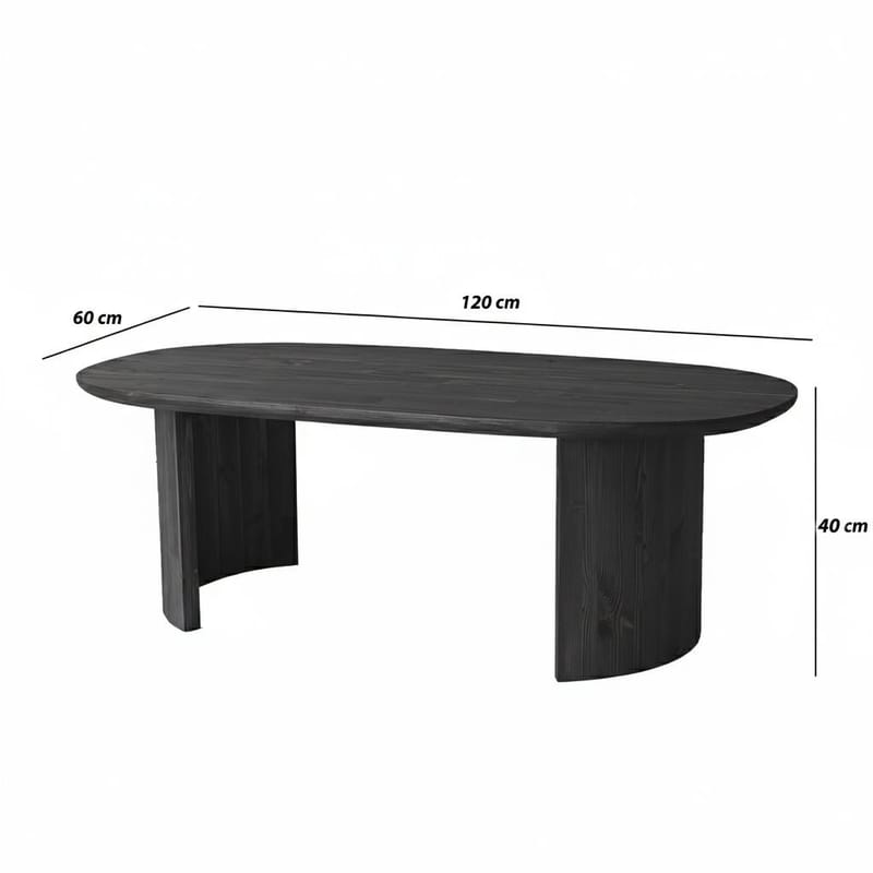 Renvik Sofabord 120x40x60 cm - Antrasitt - Møbler - Bord - Sofabord