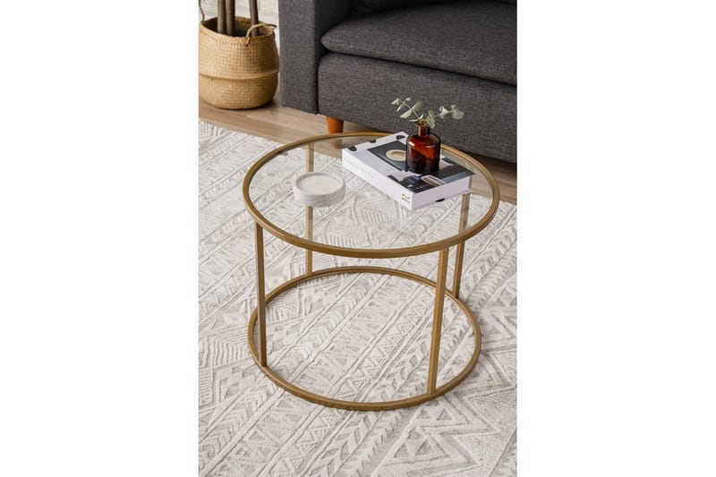 Retzow Stuebord 60 cm - Gull - Møbler - Bord - Sofabord