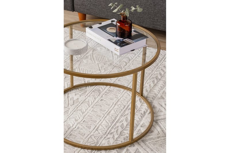 Retzow Stuebord 60 cm - Gull - Møbler - Bord - Sofabord