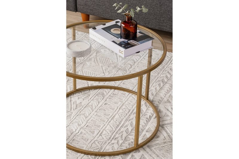 Retzow Stuebord 60 cm - Gull - Møbler - Bord - Sofabord