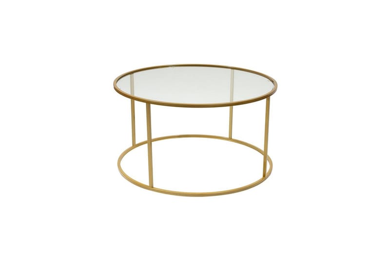 Retzow Stuebord 80 cm, Gull/Gjennomsiktig