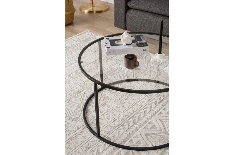 Retzow Stuebord 80 cm - Sort - Møbler - Bord - Sofabord