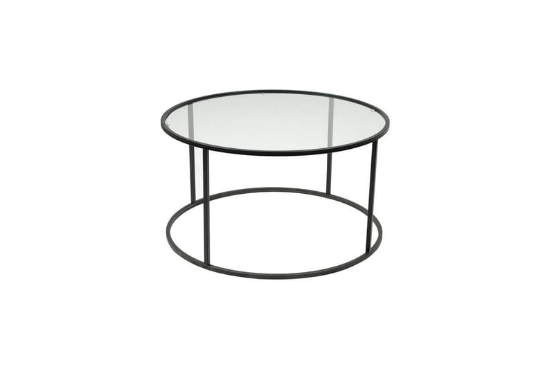 Retzow Stuebord 80 cm - Sort - Møbler - Bord - Sofabord