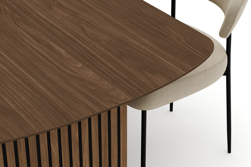 Richeto Ovalt Spisebord 240 cm med 6 Sawako Stoler - Eik - Møbler - Bord - Spisegrupper