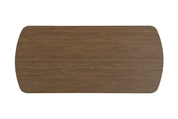 Richeto Ribbet Spisebord 180x100 cm med Tre- og Røkt Eik-utseende - Mørkebrun - Møbler - Bord - Spisebord & kjøkkenbord