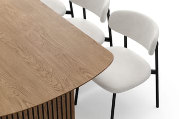 Richeto spisebord 180 cm med 6 Lucy spisestoler - Eik - Møbler - Bord - Spisegrupper