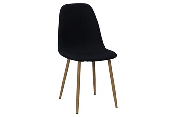 Richeto spisebord 210 cm eik + 8 stk. Nibe stol svart med eikeben - Eik - Møbler - Bord - Spisegrupper