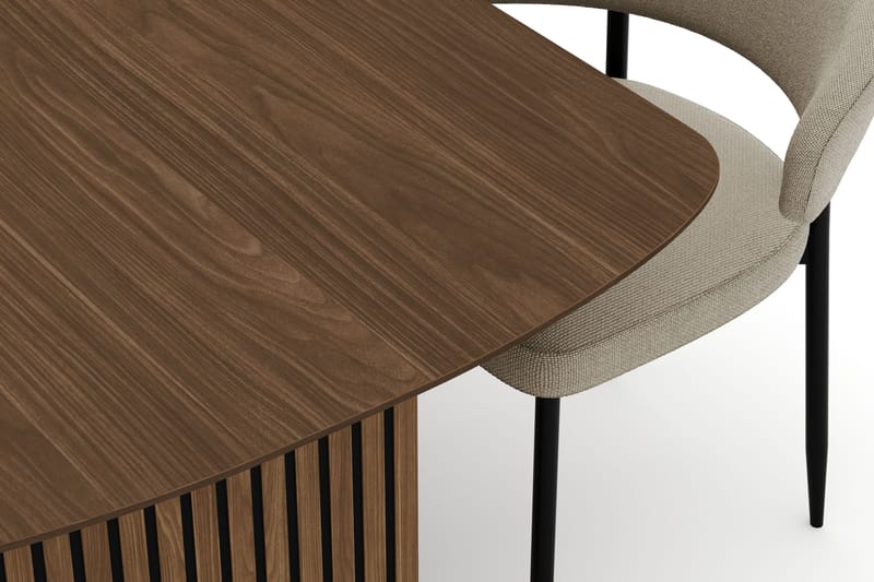 Richeto Spisebord 240 cm med 6 Sawako Stoler - Natur - Møbler - Bord - Spisegrupper