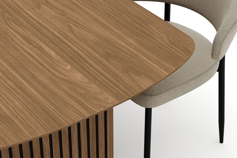 Richeto Spisebord 240 cm med 6 Sawako Stoler - Natur - Møbler - Bord - Spisegrupper