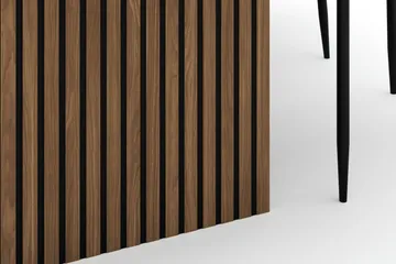 Richeto spisebord 240 cm med 6 Sawako stoler - Røkt eik - Møbler - Bord - Spisegrupper