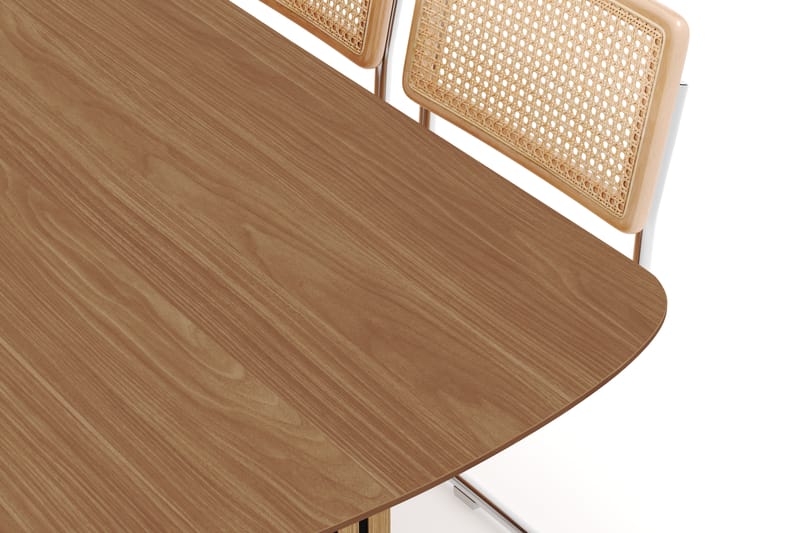 Richeto Spisebord 240 cm med 6 stk Build Matstkolar - Naturlig finish - Møbler - Bord - Spisegrupper