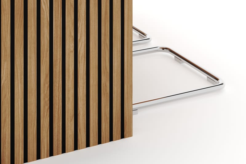 Richeto Spisebord 240 cm med 6 stk Build Matstkolar - Naturlig finish - Møbler - Bord - Spisegrupper