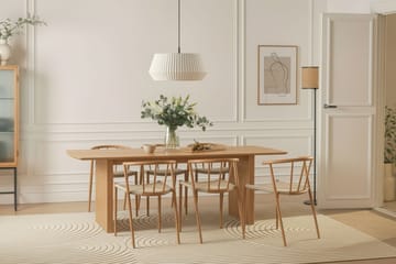 Richeto spisebord 240 cm med 6 Winston spisestoler - Eik - Møbler - Bord - Spisegrupper