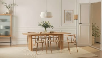 Richeto spisebord 240 cm med 6 Winston spisestoler - Eik - Møbler - Bord - Spisegrupper