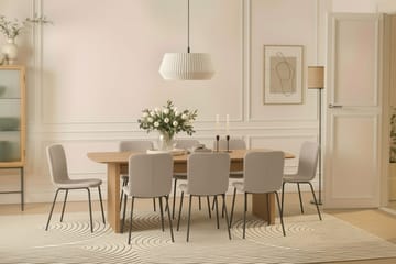Richeto spisebord 240 cm med 8 Katy spisestoler - Eik - Møbler - Bord - Spisegrupper
