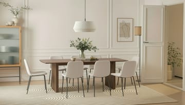 Richeto spisebord 240 cm med 8 Katy spisestoler - Røkt eik - Møbler - Bord - Spisegrupper