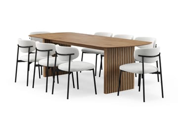 Hvit - Naturlig finish