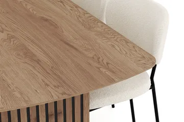 Richeto Spisegruppe 240 cm med 6 Gemmiano Spisestoler - Eik - Møbler - Bord - Spisegrupper